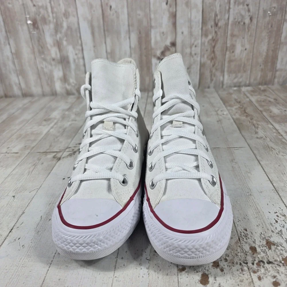 Converse‎ Chuck Taylor All Star High Top Sneakers White Canvas W7650 Womens 6